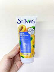 Sữa rửa mặt St.Ives Peach Scrub 170g – Ngừa Mụn, Tẩy Tế Bào Chết, Làn Da Sáng Mịn, Chăm Sóc Da Mặt Chất Lượng 