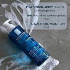 Sữa Rửa Mặt La Roche-Posay Effaclar Gel 400ml - Kiểm Soát Dầu, Sạch Sâu - Dành Cho Da Nhờn, Mịn Màng, Chăm Sóc Da Chuyên Sâu