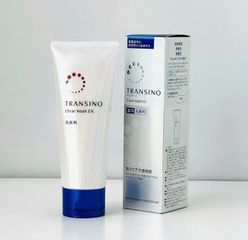 Sữa Rửa Mặt Transino Clear Wash 100g - Làm Sáng Da, Giảm Thâm, Chăm Sóc Da Hiệu Quả, Dưỡng Ẩm Từ Thiên Nhiên