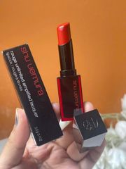Son Shu Uemura 590 – Son Môi Cam Cháy Mềm Mại, Thương Hiệu Đẳng Cấp cho Làn Da Rực Rỡ, Trang Điểm Thời Thượng