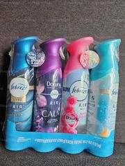 Xịt Phòng Febreze 250g (Lốc 4 Chai) - Khử Mùi Nhanh, Làm Thơm Phòng Hiệu Quả, Chăm Sóc Nhà Cửa Tối Ưu