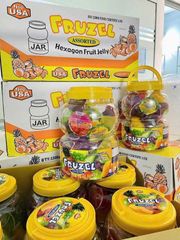 Rau Câu Trái Cây Fruzel Jelly 1.45kg – Ngọt Dịu, Thích Hợp Cho Trẻ Em, Đồ Ăn Vặt Ngon Miệng