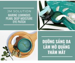 Mặt nạ mắt JM Solution Marine Pearl 60pcs - Giảm thâm, cấp ẩm cho da, sản phẩm làm đẹp cao cấp từ Hàn Quốc