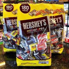 Túi Socola Hershey’s Miniatures 500g - Hỗn Hợp Socola Ngọt Ngào Dễ Chia - Snack Tuyệt Hảo Cho Mọi Dịp