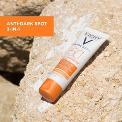 Kem Chống Nắng Vichy Ideal Soleil Anti-Ageing SPF50 50ml - Dưỡng Da Ngừa Lão Hóa, Bảo Vệ Tia UV Tối Ưu