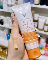 Kem Chống Nắng Vichy Ideal Soleil Anti-Ageing SPF50 50ml - Dưỡng Da Ngừa Lão Hóa, Bảo Vệ Tia UV Tối Ưu