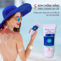 Kem Chống Nắng Smile Leader Xanh 60ml - Kiềm Dầu và Phù Hợp Da Mụn, Bảo Vệ Da Hiệu Quả, SPF 50+++