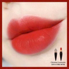Son Christian Louboutin Diva 007M Đỏ Cam - Son Môi Sang Trọng, Lì Mịn, Phong Cách Thời Trang Cao Cấp