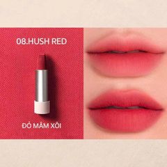 Son 3CE Cashmere Hug Lipstick 08 – Son Mịn Mượt, Nhẹ Môi, Dưỡng Ẩm, Đỏ Hồng Thời Trang, Quà Tặng Làm Đẹp