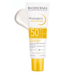 Kem Chống Nắng Bioderma Photoderm Aquafluide SPF50+ 40ml - Bảo Vệ Da Hoàn Hảo Trước Tia UV, Chất Kem Mỏng Nhẹ, Thấm Nhanh