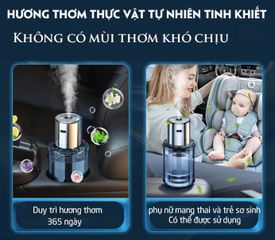 Nước hoa ô tô PREMIUM LOUNGE 160ml-Hoa nhài + Cổ Long) chống say xe, thơm phòng