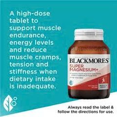 Viên uống bổ sung magie Blackmores Super Magnesium của úc