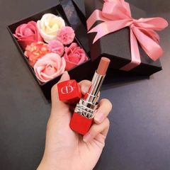 Son Dior 325 Ultra Tender Ultra Rouge Vỏ Đỏ - Son Môi Bóng Mềm Mại, Mọng Nhẹ, Phong Cách Thời Trang cao cấp