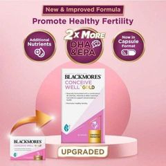 Viên uống bổ trứng Blackmores Conceive Well Gold 56 viên - Hỗ trợ thụ thai tự nhiên và sức khỏe phụ nữ trước khi mang thai 624956