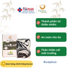 Xà Bông Dừa Than Hoạt Tính Escoco 100g - Sạch Da, Giải Độc, Phù Hợp Với Da Nhạy Cảm, Không Chất Bảo Quản