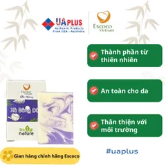 Xà Bông Dừa Oải Hương Escoco - Sạch Da, Dưỡng Ẩm Tự Nhiên Chuyên Dụng Cho Da Nhạy Cảm, Xuất Xứ Việt Nam 100g