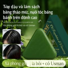Xà phòng gội đầu thảo mộc Usmam Nuôi dưỡng da đầu làm tóc bóng mượt, làm sạch nuôi dưỡng chân tóc, giúp tóc mềm mượt