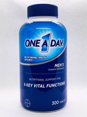 Viên uống vitamin tổng hợp One A Day Men's 300 viên - Bổ sung sức khỏe, tăng cường sinh lực cho nam giới dưới 50 tuổi 625003