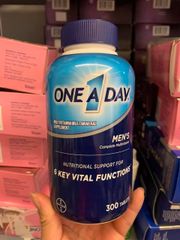 Viên uống vitamin tổng hợp One A Day Men's 300 viên - Bổ sung sức khỏe, tăng cường sinh lực cho nam giới dưới 50 tuổi 625003