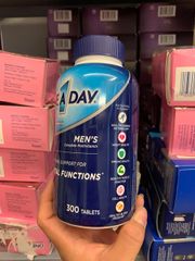 Viên uống vitamin tổng hợp One A Day Men's 300 viên - Bổ sung sức khỏe, tăng cường sinh lực cho nam giới dưới 50 tuổi 625003