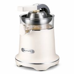Máy vắt cam tự động Hurom CJ-B03FWH nội địa Hàn, máy ép cam điện cao cấp công suất 170W màu kem