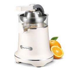Máy vắt cam tự động Hurom CJ-B03FWH nội địa Hàn, máy ép cam điện cao cấp công suất 170W màu kem