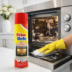 Dung dịch vệ sinh lò nướng, vỉ nướng 500ml Reine Welle, tẩy dầu mỡ cháy khét bám lâu ngày (dạng bọt)