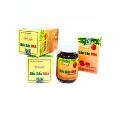 Viên Uống Dầu Gấc DHA VITA-GA Hỗ Trợ Giảm Các Biểu Hiện Khô Mắt - Hộp 100 Viên Nang Mềm