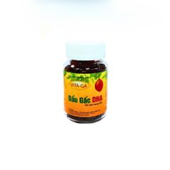 Viên Uống Dầu Gấc DHA VITA-GA Hỗ Trợ Giảm Các Biểu Hiện Khô Mắt - Hộp 100 Viên Nang Mềm