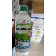 HAN-LAMBDA2.5CS 1 LÍT Chuyên tiêu diệt côn trùng gây hại như muỗi (muỗi bệnh sốt xuất huyết, sốt rét),ruồi, kiến,và gián