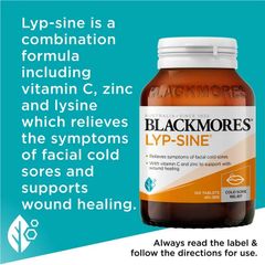 Viên Uống Blackmores Lypsine Hỗ Trợ Giảm Nhiệt Miệng 30 Viên - Vitamin Tổng Hợp Từ Úc, Giúp Làm Lành Vết Thương Miệng hiệu quả 625417