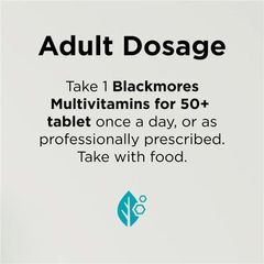 Viên Uống Bổ Sung Vitamin Tổng Hợp Blackmores Dành Cho Người Trên 50 Tuổi - Hỗ Trợ Sức Khỏe Toàn Diện, 60 Viên Úc 625439