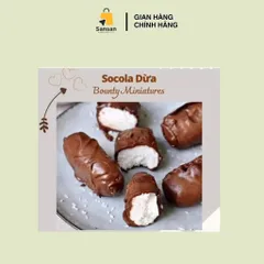 Kẹo Dừa Socola Bounty Miniatures - Hương Vị Thơm Ngon, Nguyên Liệu Mỹ, Trọng Lượng 227 Gram