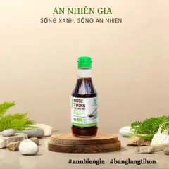 [Size mini 60ml] Nước tương mật hoa dừa Organic Sokfarm dòng ít muối (nắp xanh)
