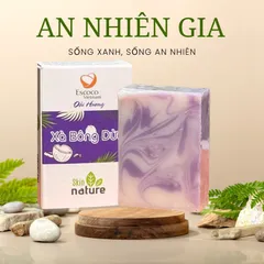Xà bông Dừa Hương Hoa Oải Hương (Lavender) - Xà phòng thiên nhiên Handmade Soap