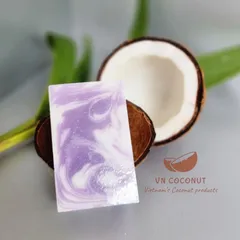 Xà bông Dừa Hương Hoa Oải Hương (Lavender) - Xà phòng thiên nhiên Handmade Soap