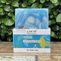 Xà bông dừa Bạc Hà phương pháp lạnh - Xà phòng thiên nhiên Handmade Soap 625758