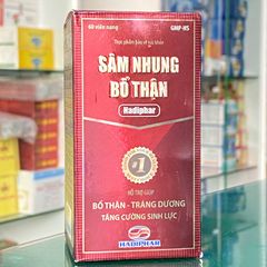 SÂM NHUNG BỔ THẬN -HỘP 60 viên