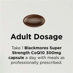 Viên Uống Hỗ Trợ Tim Mạch Blackmores CoQ10 Super Strength 300mg - Tăng Cường Sức Khỏe Tim Mạch, Hỗ Trợ Lão Hóa, 30 Viên 625855