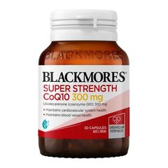 Viên Uống Hỗ Trợ Tim Mạch Blackmores CoQ10 Super Strength 300mg - Tăng Cường Sức Khỏe Tim Mạch, Hỗ Trợ Lão Hóa, 30 Viên 625855