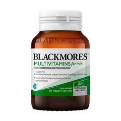 Vitamin Tổng Hợp Blackmores Multivitamin Cho Nam 60 Viên - Công Nghệ Giải Phóng Bền Vững, Bổ Sung Vitamin & Khoáng Chất Thiết Yếu 625874