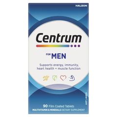 Viên uống vitamin tổng hợp Centrum For Men 90 viên - Bổ sung dinh dưỡng cần thiết cho sức khỏe nam giới, tăng cường sức đề kháng hiệu quả 625921