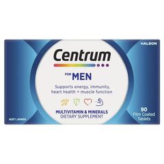 Viên uống vitamin tổng hợp Centrum For Men 90 viên - Bổ sung dinh dưỡng cần thiết cho sức khỏe nam giới, tăng cường sức đề kháng hiệu quả 625921
