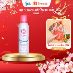 Xịt khoáng Dr HER Paris 150ML, 400ML Xịt Khoáng Giúp Cấp Ẩm Làm Dịu Mát Da Phục Hồi Da