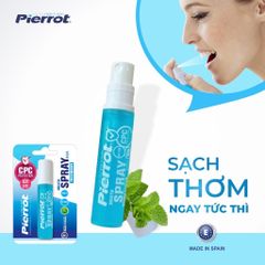 Xịt Thơm Miệng Kissing Spray PIERROT 10ML Giảm Mùi Hôi Miệng, Hơi Thở Thơm Mát Tức Thì, Ngăn Ngừa Vi Khuẩn