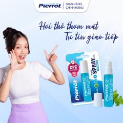 Xịt Thơm Miệng Kissing Spray PIERROT 10ML Giảm Mùi Hôi Miệng, Hơi Thở Thơm Mát Tức Thì, Ngăn Ngừa Vi Khuẩn