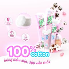 [Tặng mặt nạ] Combo 10 bông tẩy trang Ipek cotton mềm mịn xơ bông tự nhiên 150 miếng/gói (hoặc 130 miếng)
