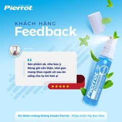Xịt Thơm Miệng Kissing Spray PIERROT 10ML Giảm Mùi Hôi Miệng, Hơi Thở Thơm Mát Tức Thì, Ngăn Ngừa Vi Khuẩn