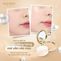 Phấn phủ Hàn dạng nén Skinlovers Blooming mỏng mịn tinh chất ngọc trai sáng da tự nhiên tạo lớp nền hoàn hảo