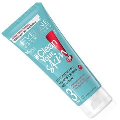 Gel rửa mặt Eveline Clean Your Skin 200ML 3in1 ngừa mụn sạch sâu giảm bã nhờn và cấp ẩm cho làn da mụn